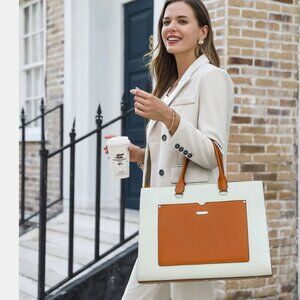 Like New CLUCI women's leather breifcase